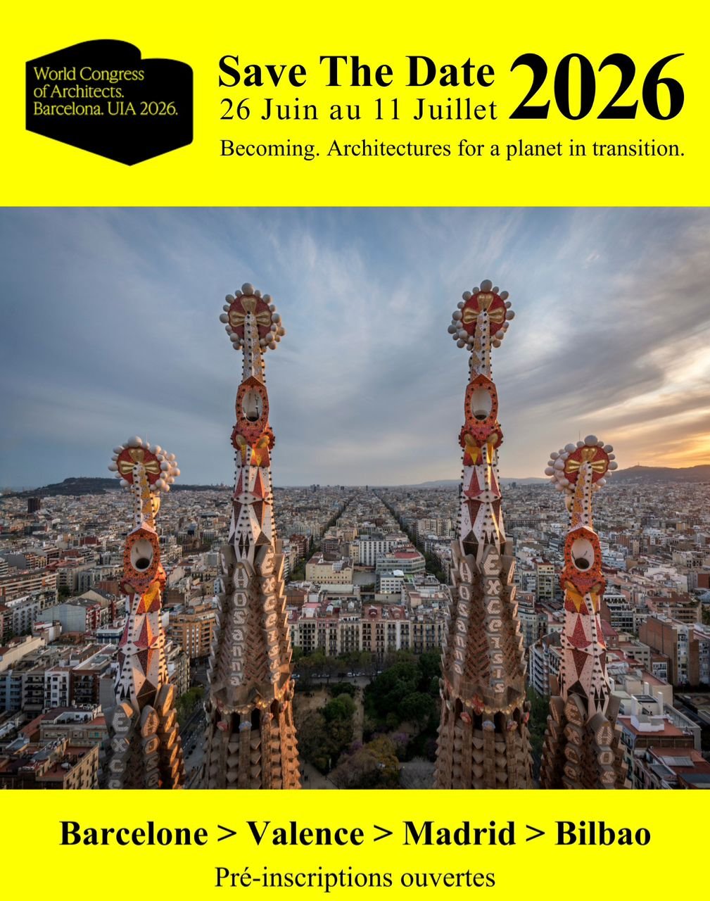 AGLI Noé au Congrès mondial des architectes - Barcelone 2026